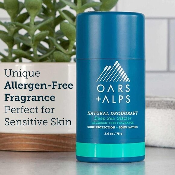 Oars & Alps Natural Deodorant Deep Sea Glacier Long Lasting 2.6 oz - Picture 3 of 10